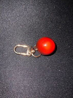 Red Cherry Keychain Charm